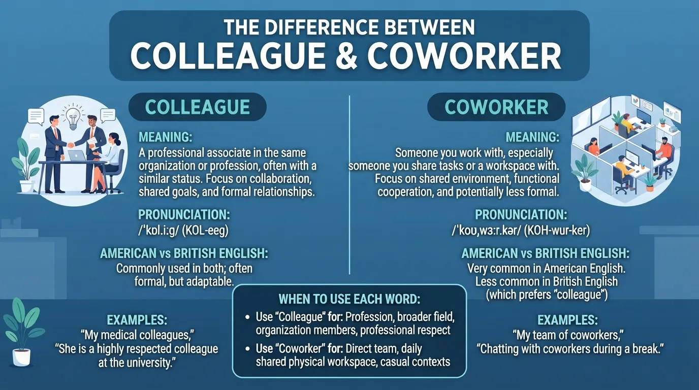 Colleague or Coworker