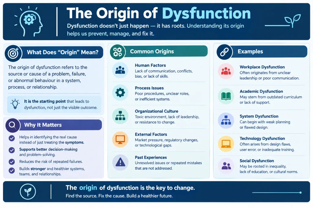 The Origin of Dysfunction