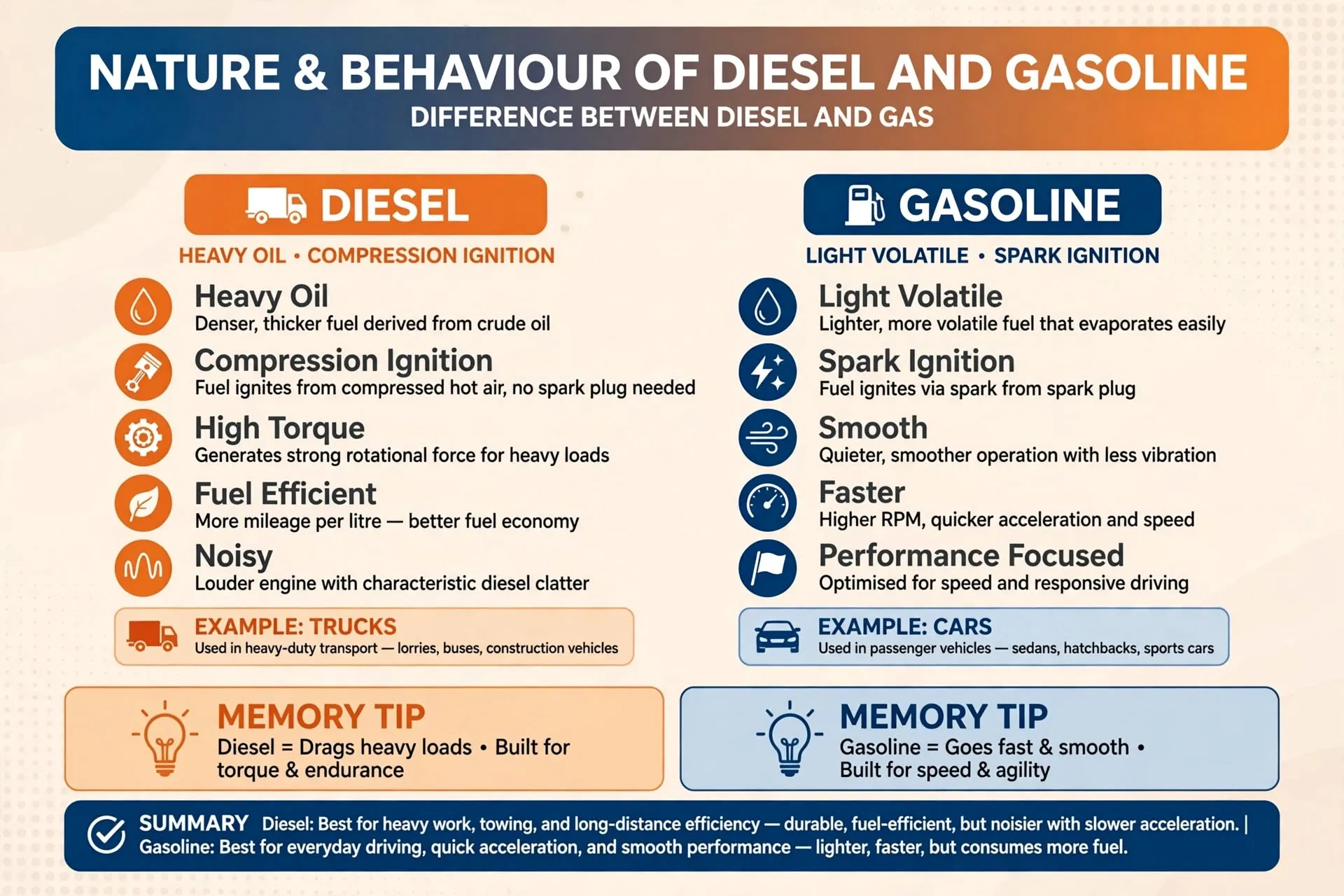 diesel or gas