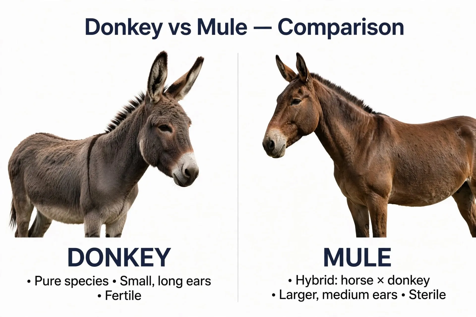 donkey or mule