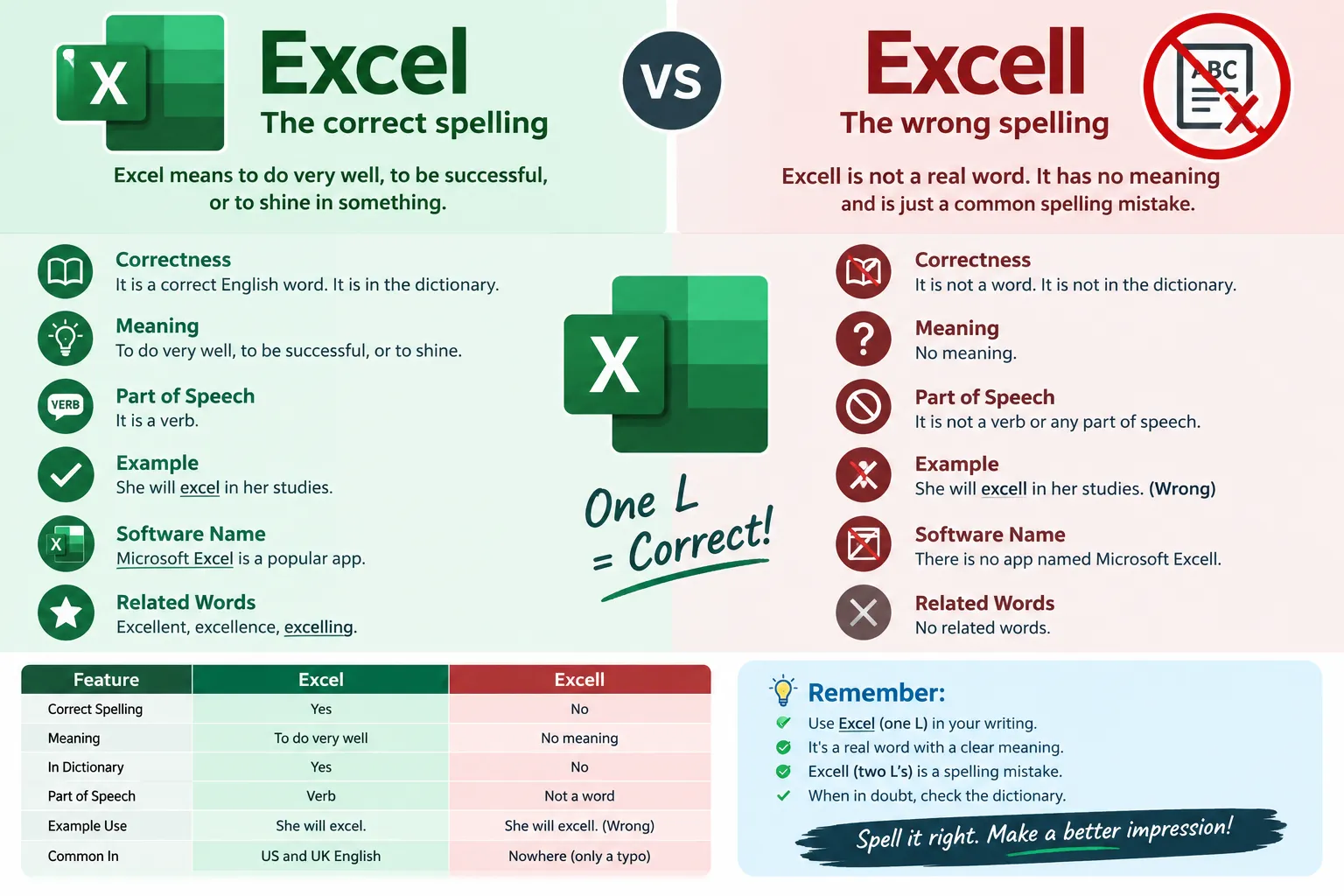 excel or excell