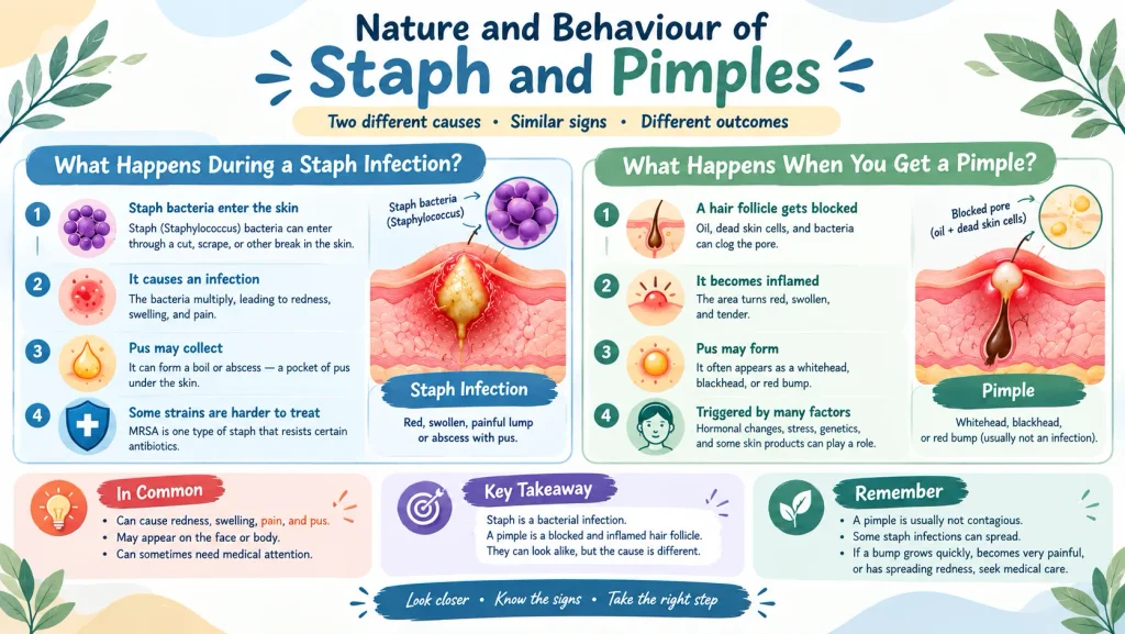 Nature and Behaviour of Staph and Pimples