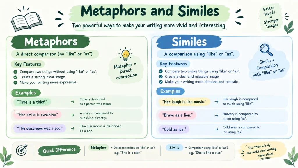 Metaphors and Similes