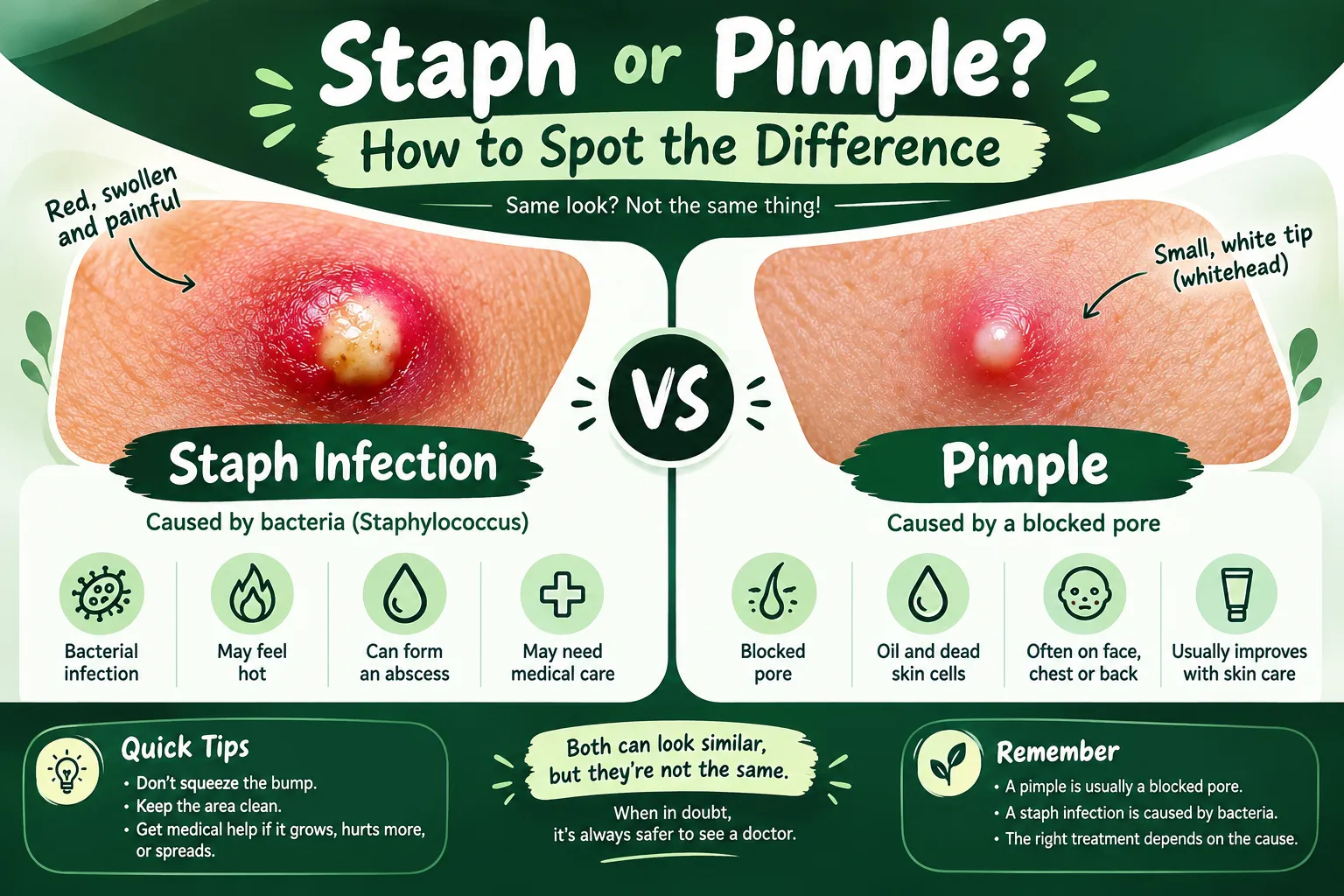 Staph or Pimple
